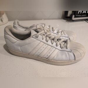Adidas White Superstar Sneakers